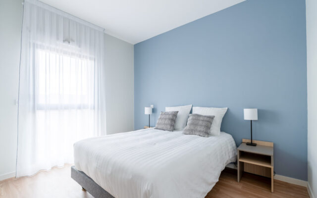 Chambre équipée d’un lit double