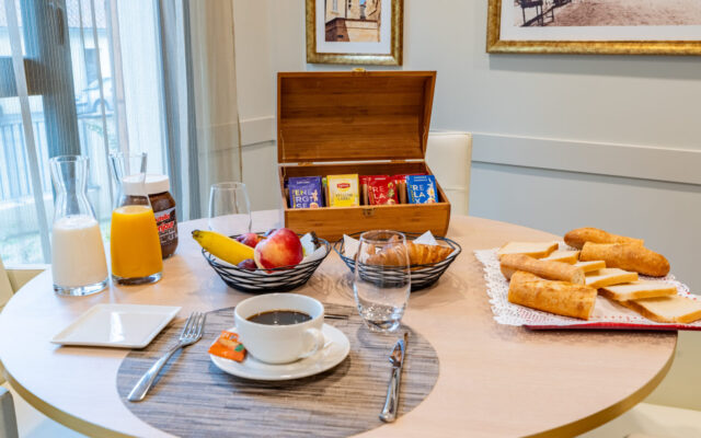 Petit-déjeuner à la résidence de Périgueux