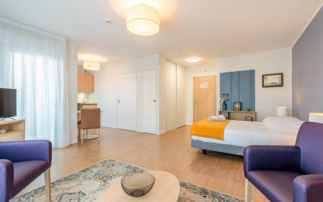 Vue depuis la chambre studio