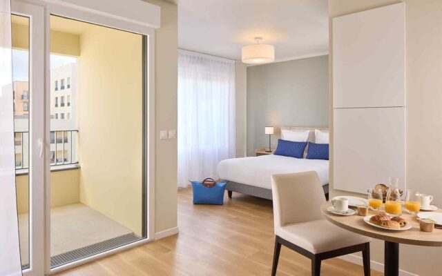 Photo d'ensemble du studio Rouen appart hotel Zenitude