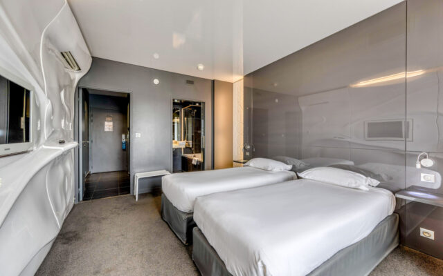 Studio twin - chambre